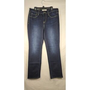 Levi's 505 Women's Jeans Size 8 Straight Dark Wash Cotton Zip Fly